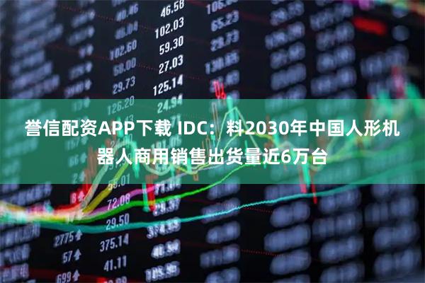 誉信配资APP下载 IDC：料2030年中国人形机器人商用销售出货量近6万台